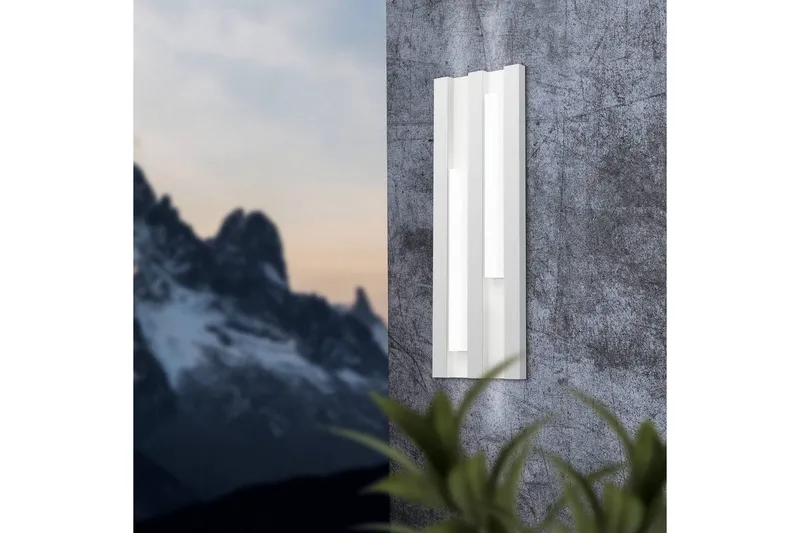 Bild 2 för EGLO FANDINA UDENDØRS VÆG 2X4.2W 1000LM 3000K IP55 HVID