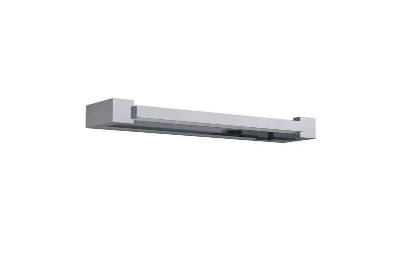 Bild 1 för EGLO Gemiliana, Krom, Vit, Plast, Stål, IP44, Rektangel, 1 lamp(or), LED