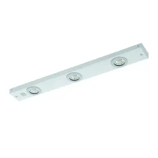 Produktfoto för Eglo Kob LED - Belysning under skåp - LED x 3 - totalt: 6.9 W (motsvarande 78 W) - varmt vitt ljus - 3000 K - vit