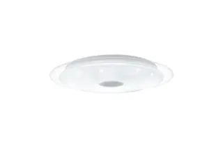 Produktfoto för EGLO LANCIANO 1 Vägg- och takbelysning - vit, transparent/vit, krom