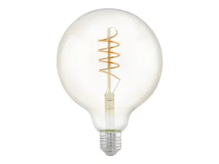 Produktfoto för Eglo - LED-glödlampa med filament - form: G125 - E27 - 4 W (motsvarande 26 W) - klass G - varmt vitt ljus - 2200 K