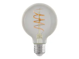 Produktfoto för Eglo - LED-glödlampa med filament - form: G80 - E27 - 4 W (motsvarande 26 W) - klass G - varmt vitt ljus - 2200 K