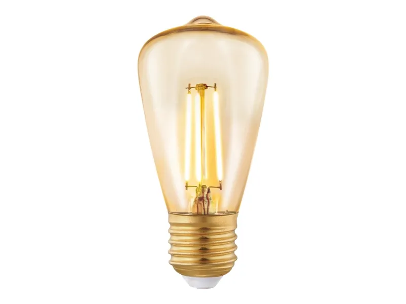 Alternativ bild 0 för Eglo - LED-glödlampa med filament - form: ST48 - E27 - 3.5 W (motsvarande 26 W) - klass G - varmt vitt ljus - 2200 K