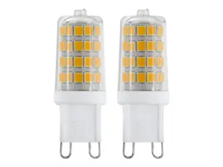 Produktfoto för EGLO LED-glödlampa SMD 3W 3000K 2 pcs. G9
