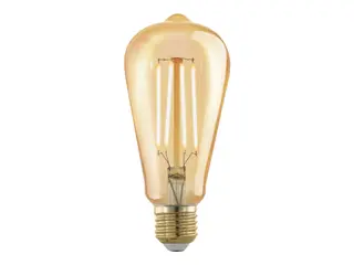 Produktfoto för EGLO LED-glödlampa ST64 4W 1700K Dimmable Amber E27