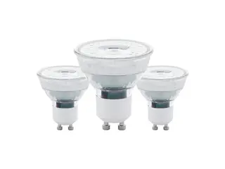 Produktfoto för Eglo - LED-spotlight - GU10 - 4.5 W (motsvarande 50 W) - klass F - varmt vitt ljus - 2700 K (paket om 3)