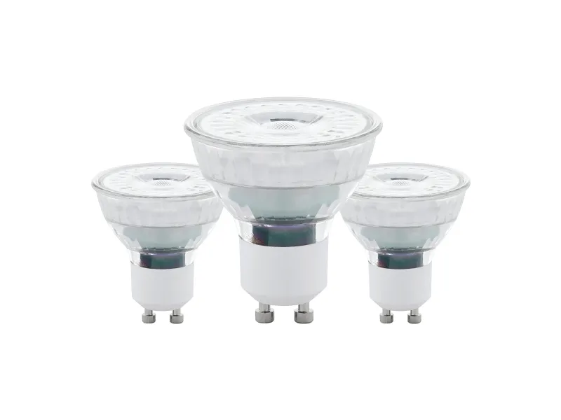 Alternativ bild 0 för Eglo - LED-spotlight - GU10 - 4.5 W (motsvarande 50 W) - klass F - varmt vitt ljus - 2700 K (paket om 3)