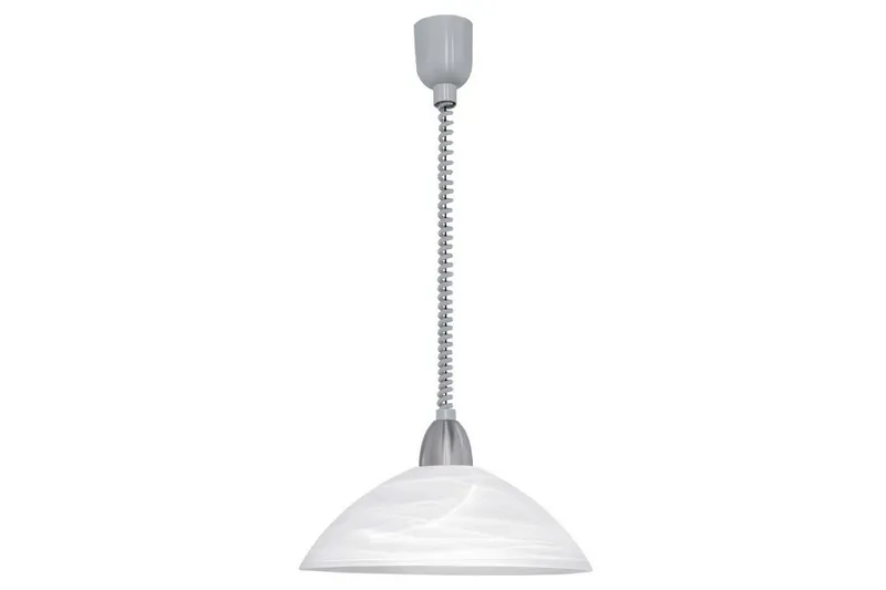 Bild 1 för EGLO LORD 2, Flexibelt fäste, Silver, Vit, Plast, Stål, Glas, IP20