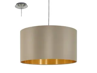 Produktfoto för EGLO MASERLO, 1 lampor, E27, IP20, Guld, Mullvadsgrå