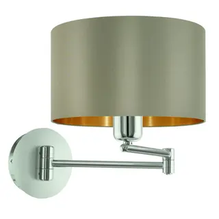 Produktfoto för EGLO Maserlo, Ytmonterad, Cylinder, E27, IP20, Guld, Nickel, Mullvadsgrå