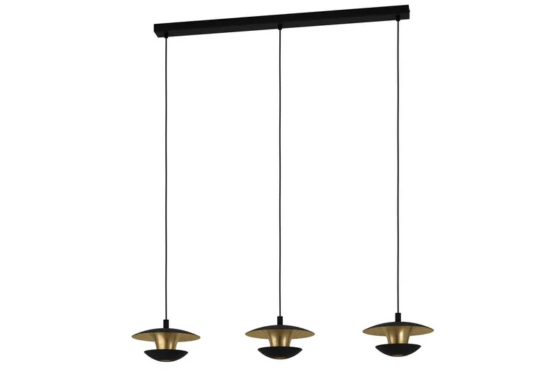 Bild 1 för EGLO Nuvano, Svart, Guld, Svart, Guld, Stål, Svart, inomhus, IP20