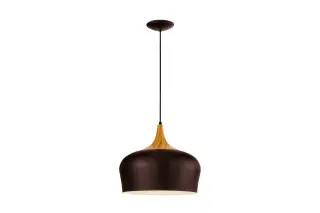 Produktfoto för EGLO OBREGON pendlande belysning - brun, creme, ek