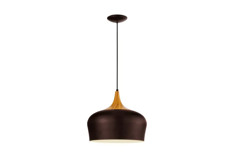 Bild 1 för EGLO OBREGON pendlande belysning - brun, creme, ek