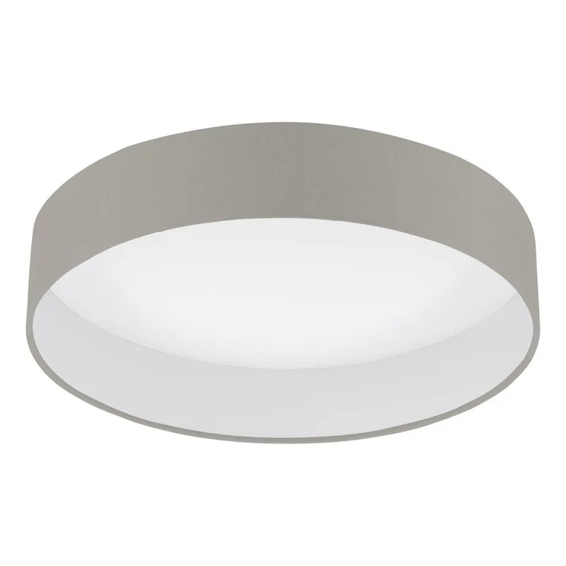 Bild 1 för EGLO Palomaro 1, LED, Glödlampan/-lamporna kan inte bytas ut, 3000 K, 2000 LM, IP20, Mullvadsgrå, Vit