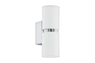 Produktfoto för EGLO Passa, Ytmonterad, Cylinder, 2 lampor, GU10, 3000 K, Krom, Vit