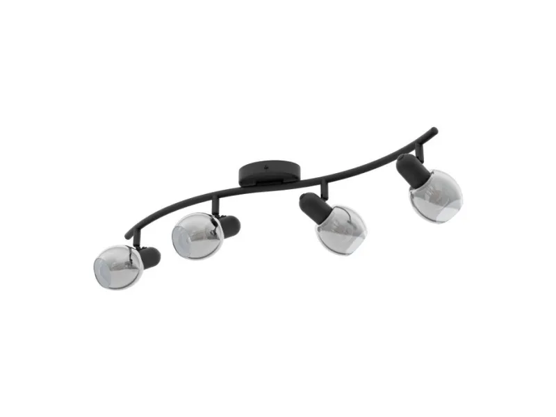 Alternativ bild 0 för EGLO POLLICA, E14, IP20, Svart, Transparent
