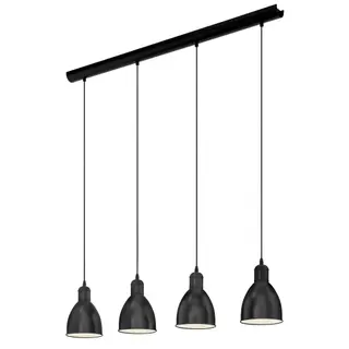 Produktfoto för EGLO Priddy, Flexibelt fäste, Svart, Vit, Svart, Vit, Stål, IP20, I