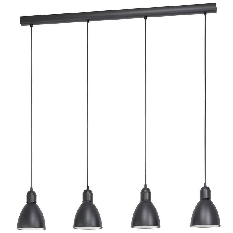 Bild 4 för EGLO Priddy, Flexibelt fäste, Svart, Vit, Svart, Vit, Stål, IP20, I