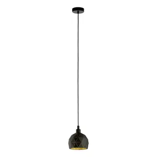 Produktfoto för Eglo Roccaforte - Hängande lampa - 1 uttag - E14 - svart, guld