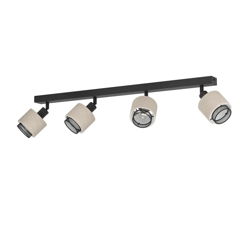 Bild 1 för EGLO ROSLEY SPOTLIGHT SKENA L750 4XE14 SVART/LINNE