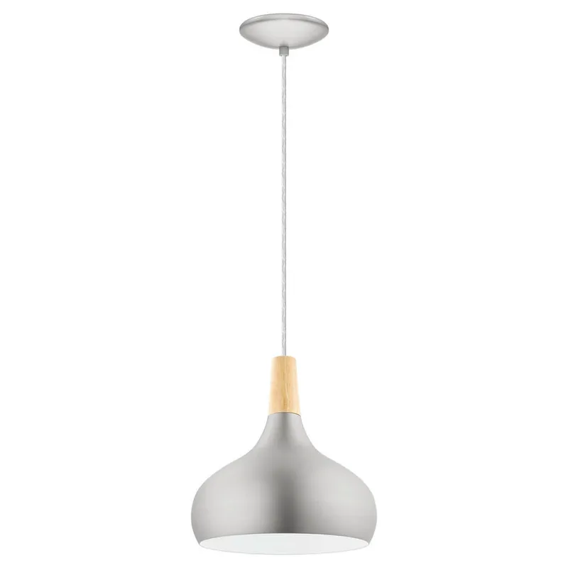 Bild 1 för EGLO Sabinar, Flexibelt fäste, Brun, Silver, Brun, Stål, Trä, Trä, inomhus