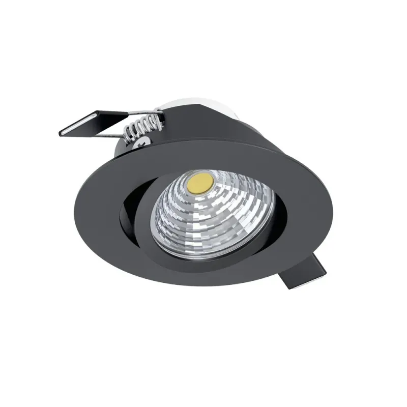 Bild 1 för EGLO SALICETO INFÄLLD DIMMER TILT Ø88 2700K SVART