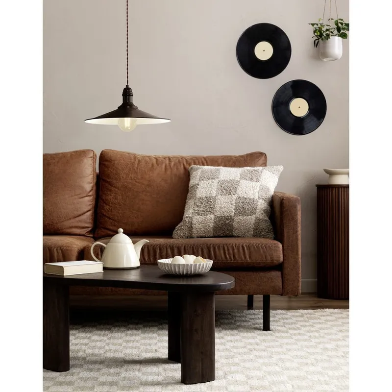 Bild 2 för EGLO STOCKBURY pendlande belysning - brun antik, beige