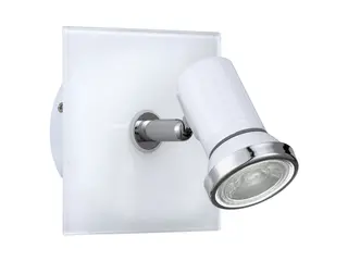 Produktfoto för EGLO Tamara 1, Utanpåliggande spotlight, Glödlampan/-lamporna kan inte bytas ut, 6,6 W, 3000 K, 240 LM, Krom, Vit
