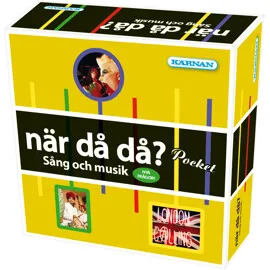 Alternativ bild 0 för EGMONT Spel När Då Då?-pocket Sång och Musik (Nya frågor) (SE)