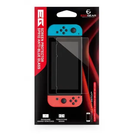 Alternativ bild 0 för EgoGear Screen Protector SPR10 Anti-Blue Glass for NSW - Miscellaneous Skärmskydd - Nintendo Switch