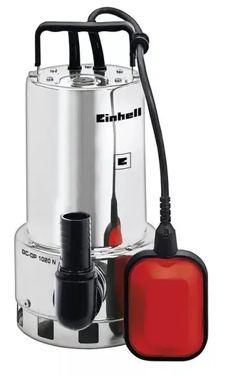 Produktfoto för Einhell 4170773, Röd, Silver, Rostfritt stål, 10 m, 18000 l/h, 5 m, 9 m