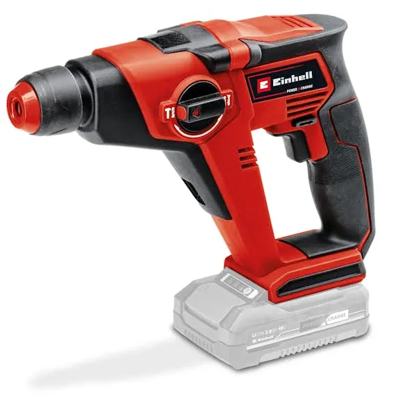 Alternativ bild 0 för Einhell TE-HD 18/12 Li - Solo, SDS Plus, Svart, Röd, 1,2 cm, 1300 RPM, 6000 BPM, 14 nm - SOLO
