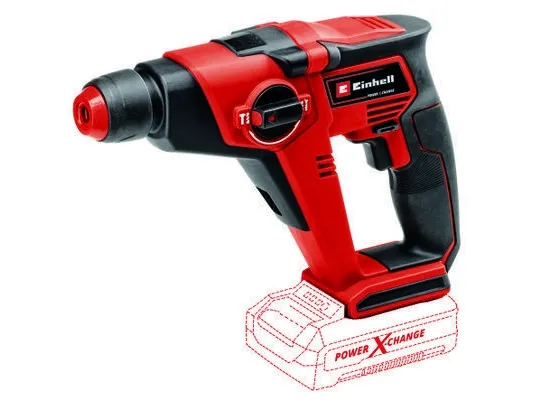 Alternativ bild 0 för Einhell TE-HD 18/12 Li - Solo, SDS Plus, Svart, Röd, 1,2 cm, 1300 RPM, 6000 BPM, 14 nm - SOLO