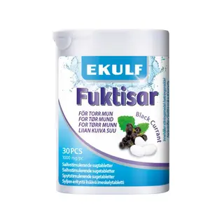 Produktfoto för Ekulf Fuktisar Svartvinbär 30 st