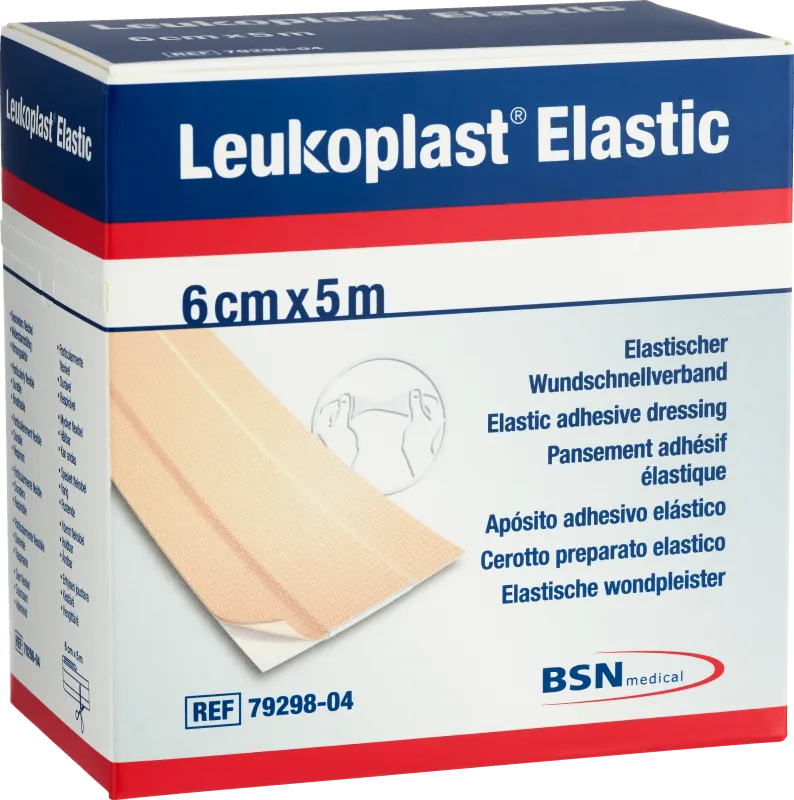 Alternativ bild 0 för Elastic 6cmx5m leukoplast 5 ml