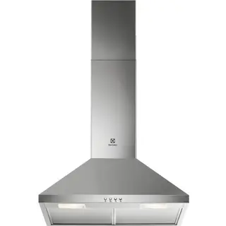 Produktfoto för Electrolux LFC316X - Kåpa - skorsten - bredd: 59.8 cm - djup: 45 cm - utsug och återcirkulering (-) - rostfritt stål