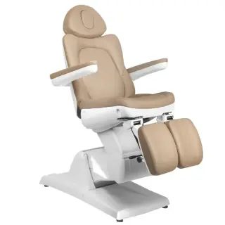 Produktfoto för Elektrisk kosmetikstol Azzurro 870S Pedi 3 Strong Cappuccino