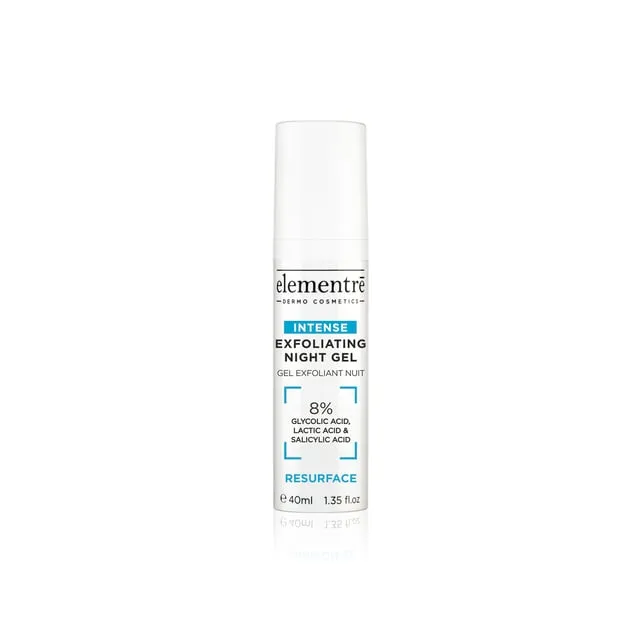Alternativ bild 0 för elementrē - Exfoliating Night Gel - 8% Glycolic, Lactic, Salicylic Acids 40 ml på Skincity.com