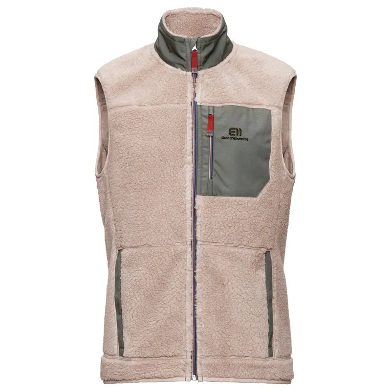 Alternativ bild 0 för Elevenate M Glacier Pile Vest Ginger Beige