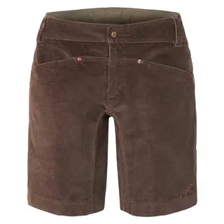 Produktfoto för Elevenate W Après Cord Shorts Shiitake Brown