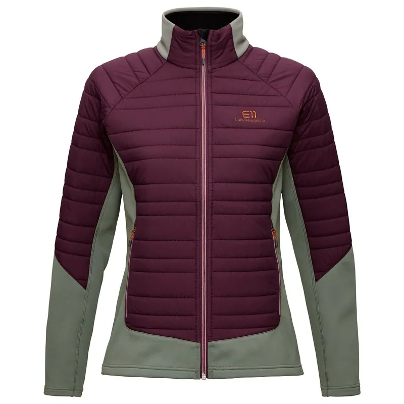 Bild 1 för Elevenate W Fusion Stretch Jacket Aubergine Blocked