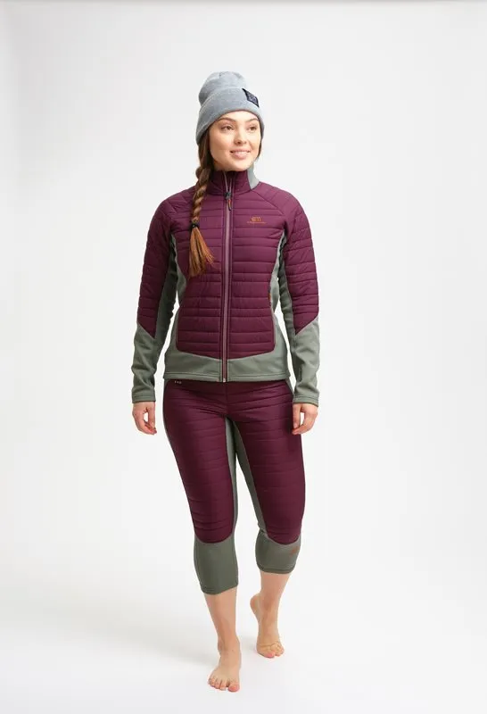 Bild 2 för Elevenate W Fusion Stretch Jacket Aubergine Blocked