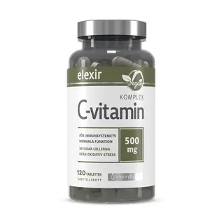Produktfoto för Elexir Pharma Elexir C-vitamin Komplex 120 tabletter