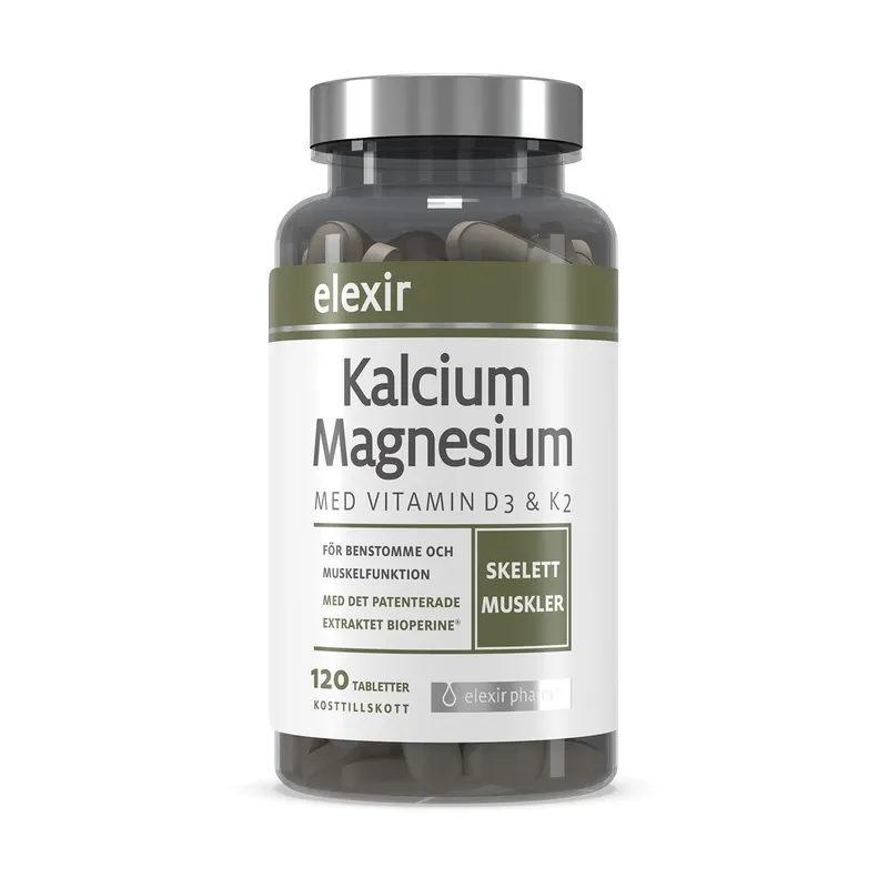 Bild 2 för Elexir Pharma Elexir Kalcium+Magnesium 120 tabletter
