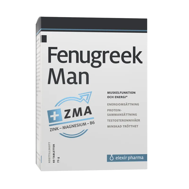 Bild 2 för Elexir Pharma Fenugreek Man 60 tabletter