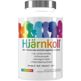 Produktfoto för Elexir Pharma Hjärnkoll 180 kapslar