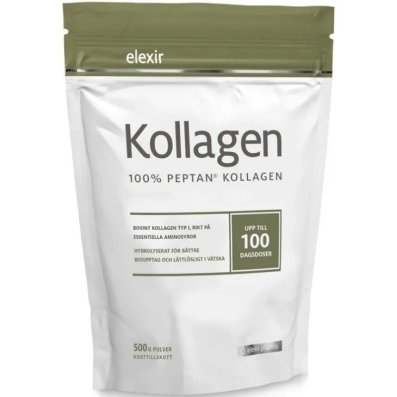 Bild 2 för Elexir Pharma Kollagen 100% Peptan Kollagen 500 g