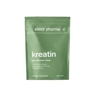 Produktfoto för Elexir Pharma Kreatin Naturell 400 g