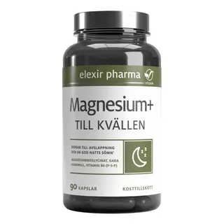 Produktfoto för Elexir Pharma Magnesium+ Till kvällen 90 kapslar