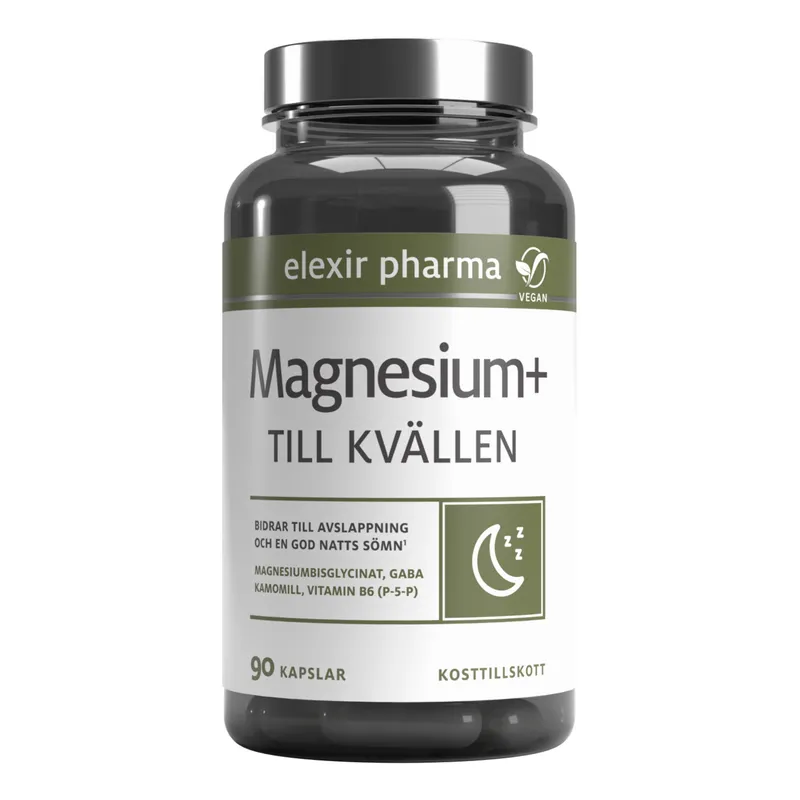 Bild 2 för Elexir Pharma Magnesium+ Till kvällen 90 kapslar